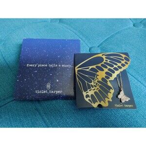 Violet Harper Fly Gold Pave Butterfly Bracelet